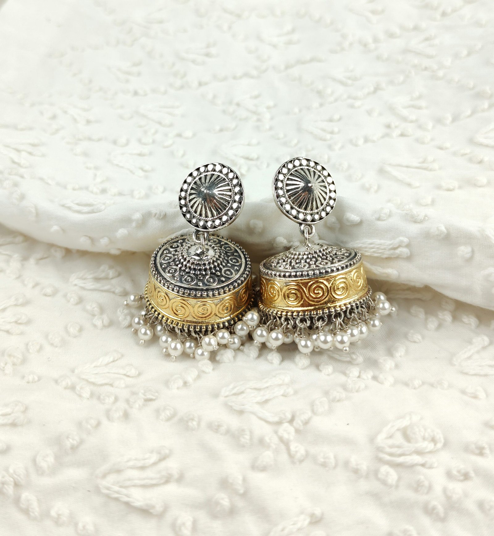 Traditional jhumka earrings for women