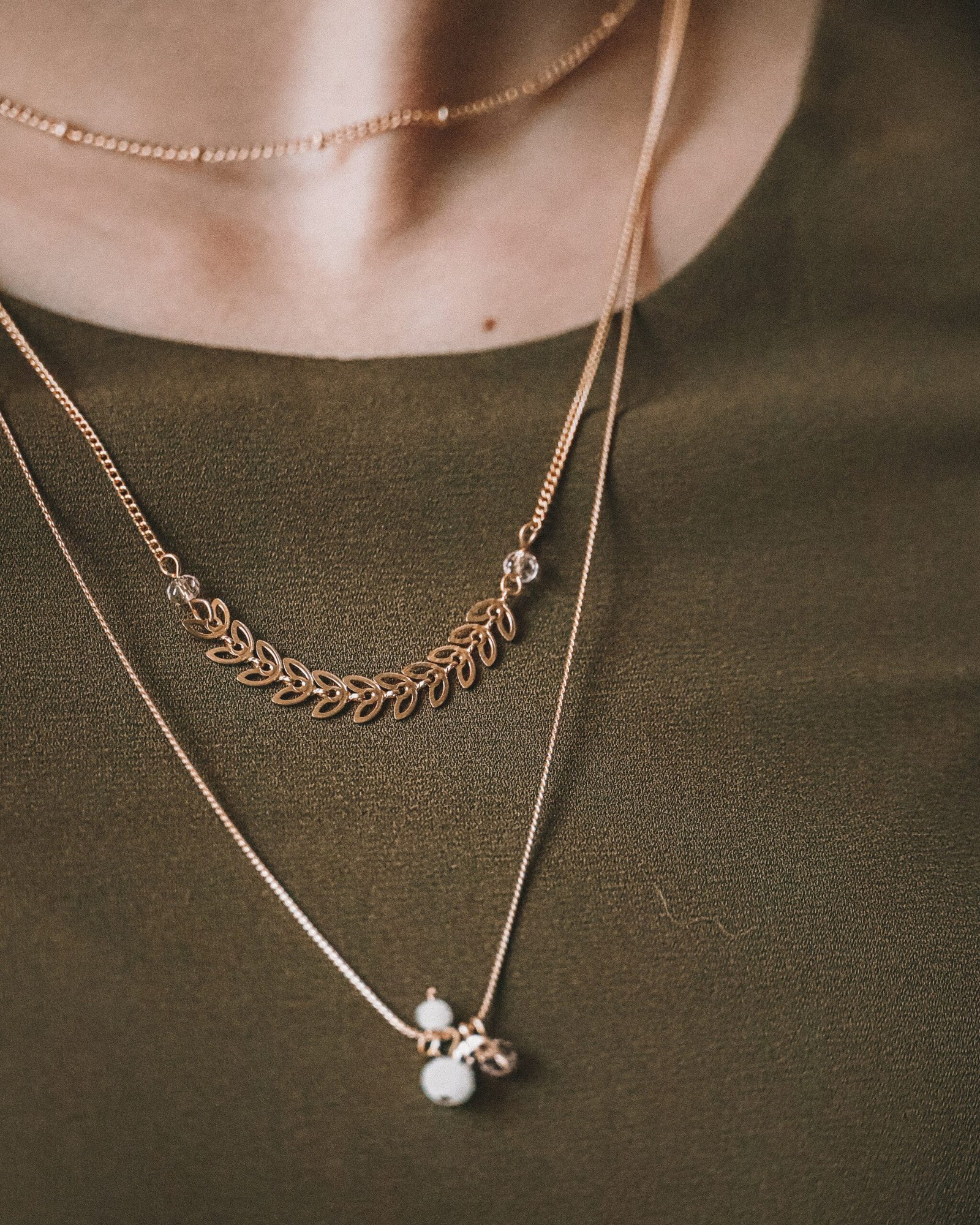 gold plated neckless for women