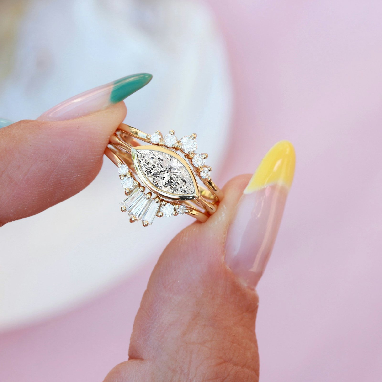 Marquise Crown ring for women