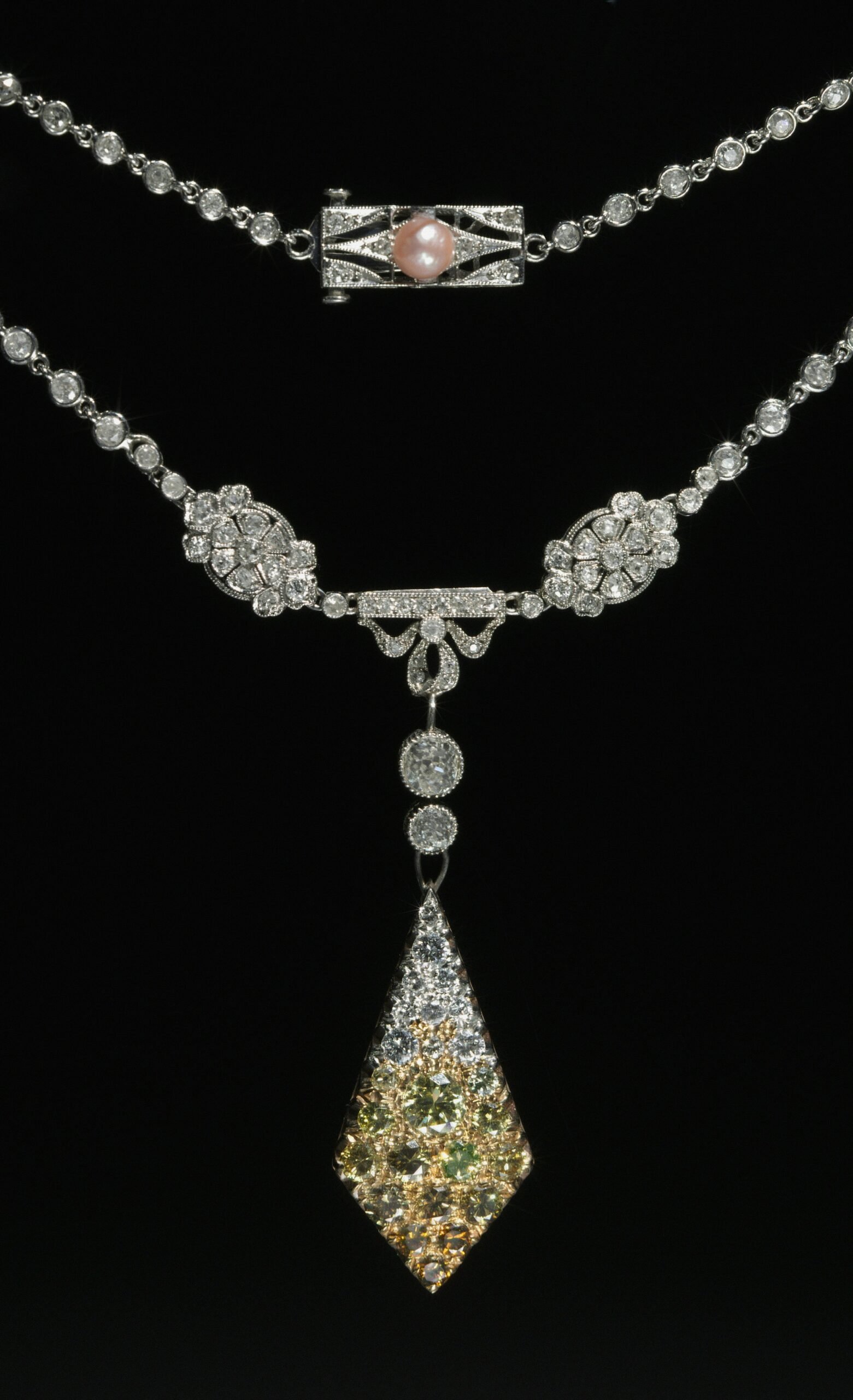 diamond influenced necklace for women