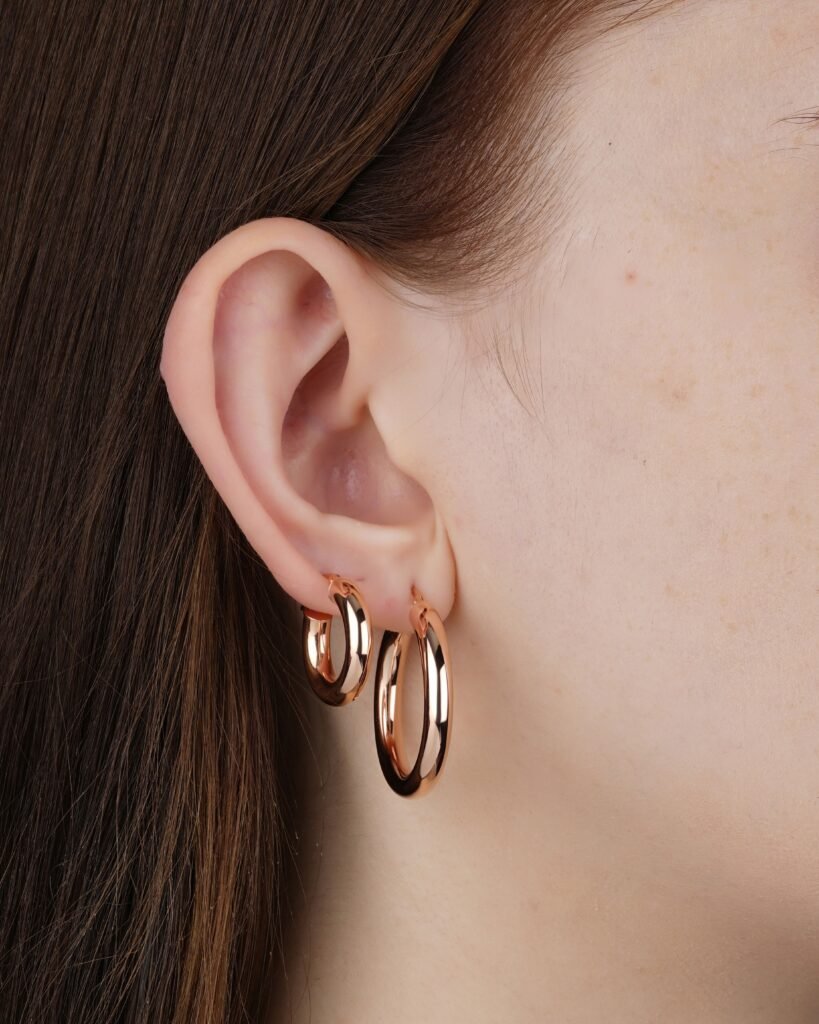 Mini Oval Hoops earring for women